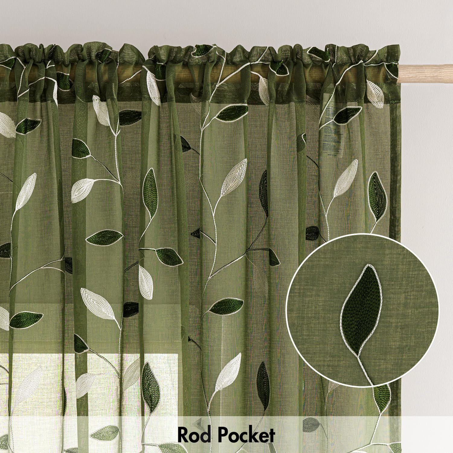 MIULEE easy-care curtains are machine washable for convenience