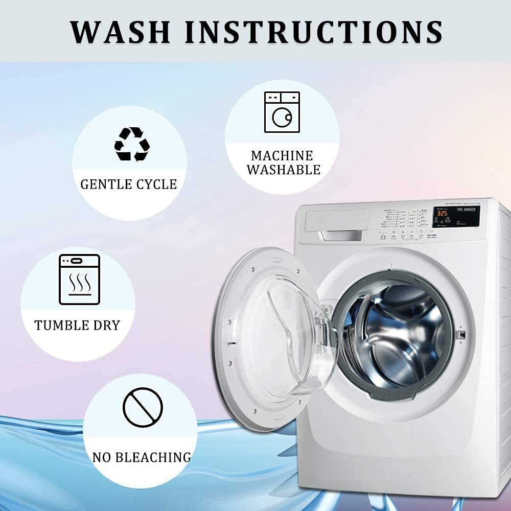 MIULEE easy care curtains suitable for cold water machine wash