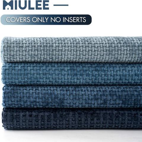 MIULEE easy-care chenille keeps plush feel after gentle washing.