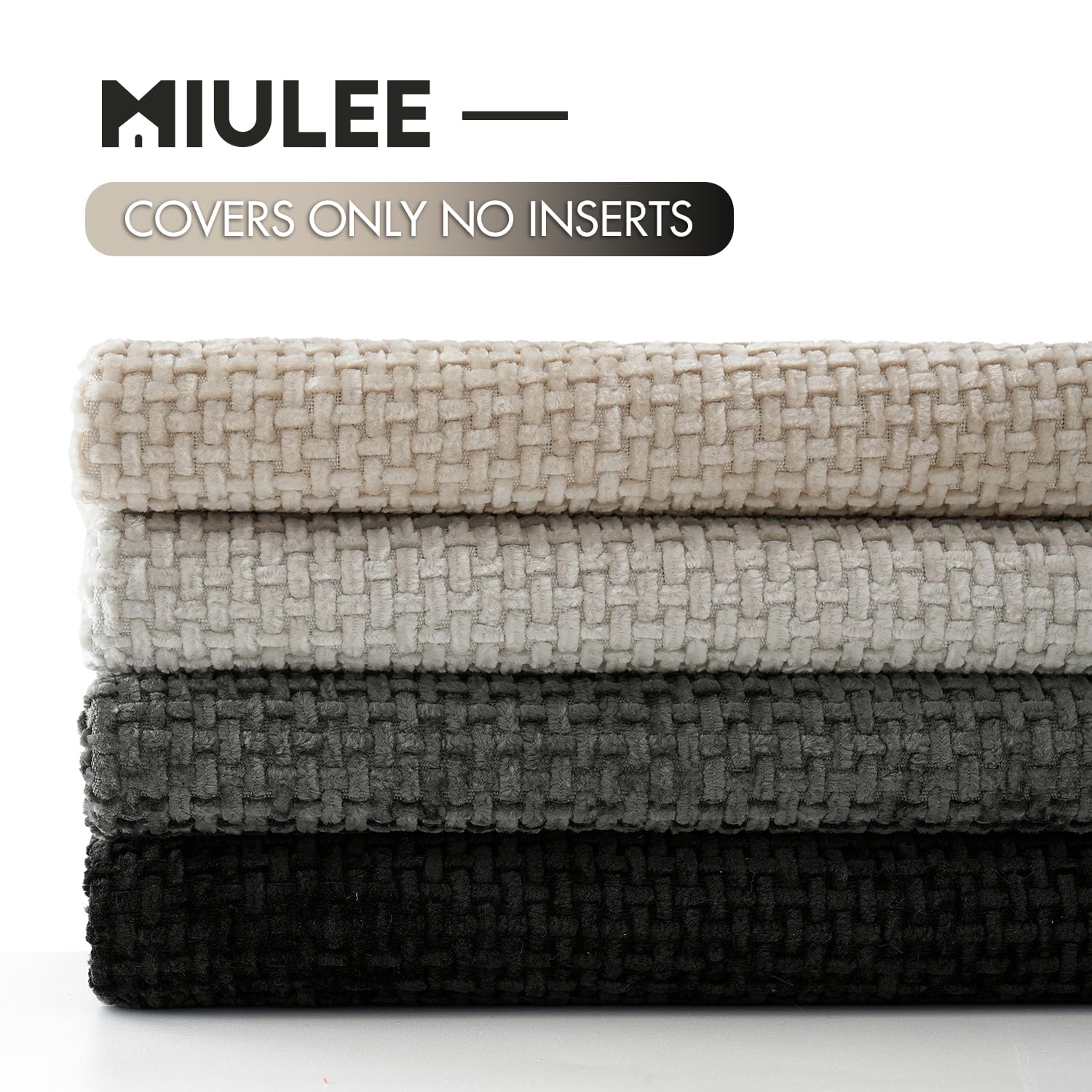 MIULEE easy-care fabric is machine washable for quick refresh.