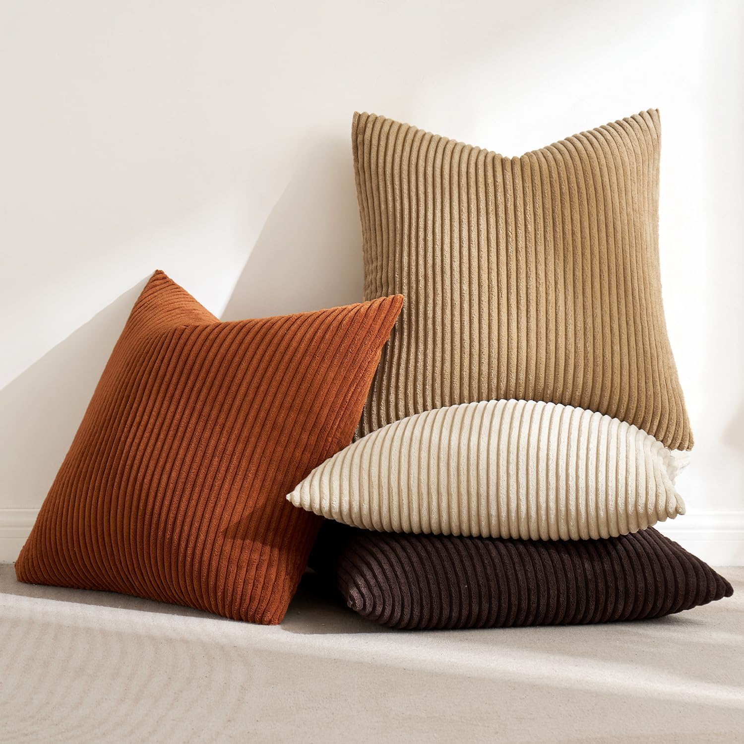 MIULEE easy-care pillow covers ready for washing