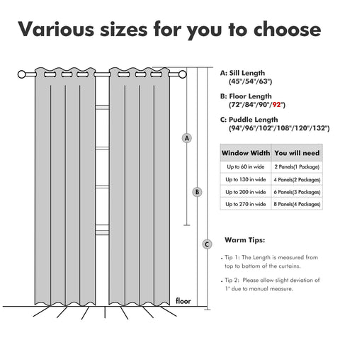 MIULEE easy-care wrinkles-iron compatible curtain for quick freshen-up.