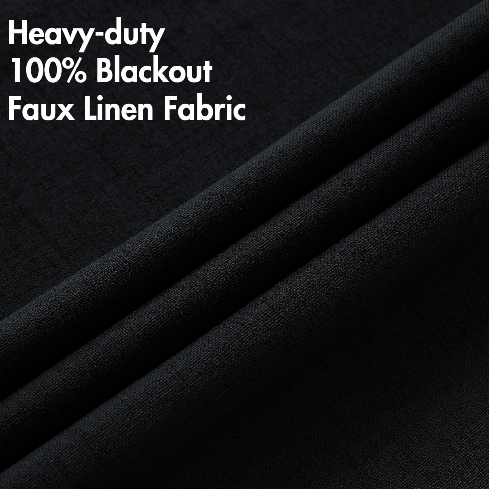 MIULEE easy hang curtains with 8 grommets for simple setup