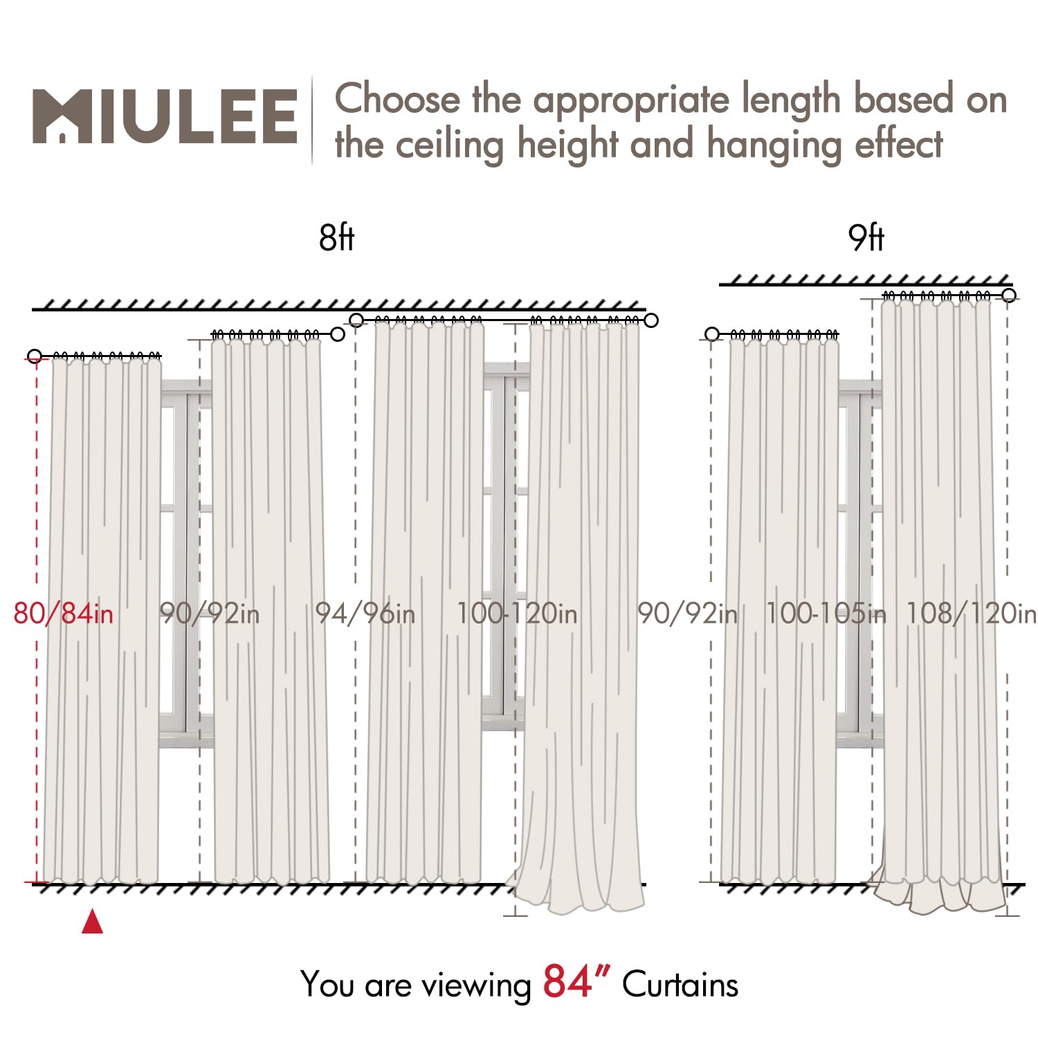 MIULEE energy-efficient privacy curtains contribute to a cozy living space.