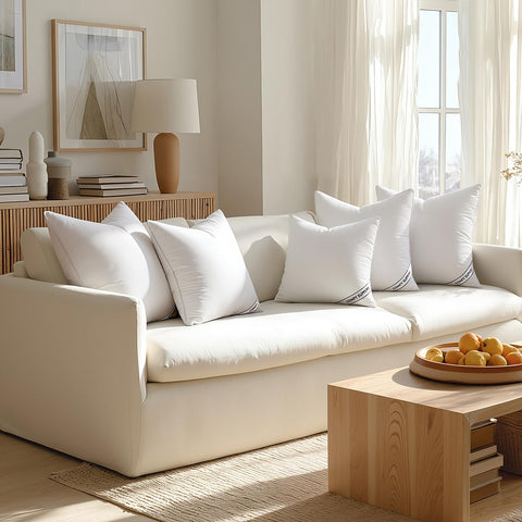 MIULEE euro pillow insert care guide for quick fluff and refresh.