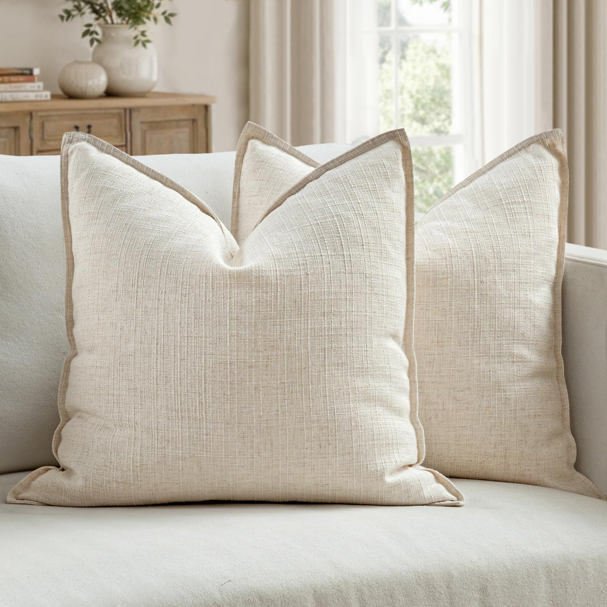 MIULEE euro sham 26x26 bed layering for hotel-style bedding.