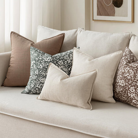 MIULEE machine-washable sham preserves color and shape with cold water.