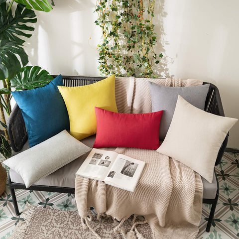 MIULEE euro size 24x24 fits sofas and wide seats