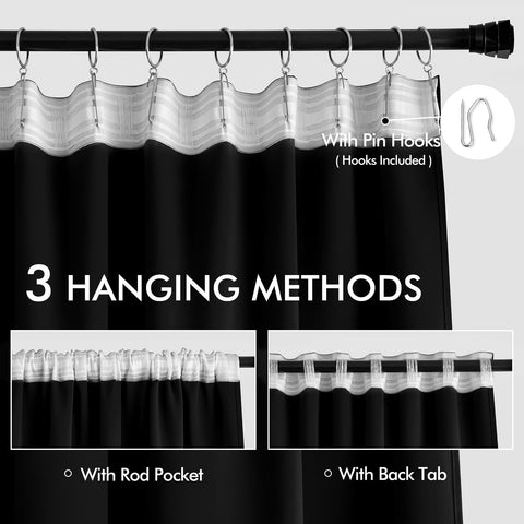 MIULEE blackout curtain fabric texture highlighting light-blocking performance