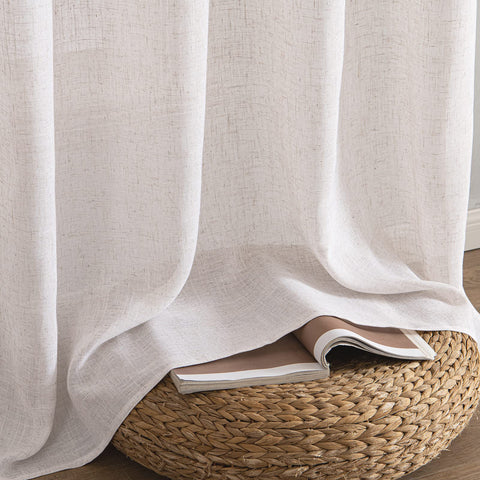 MIULEE farmhouse-style curtains suit bedrooms and living rooms
