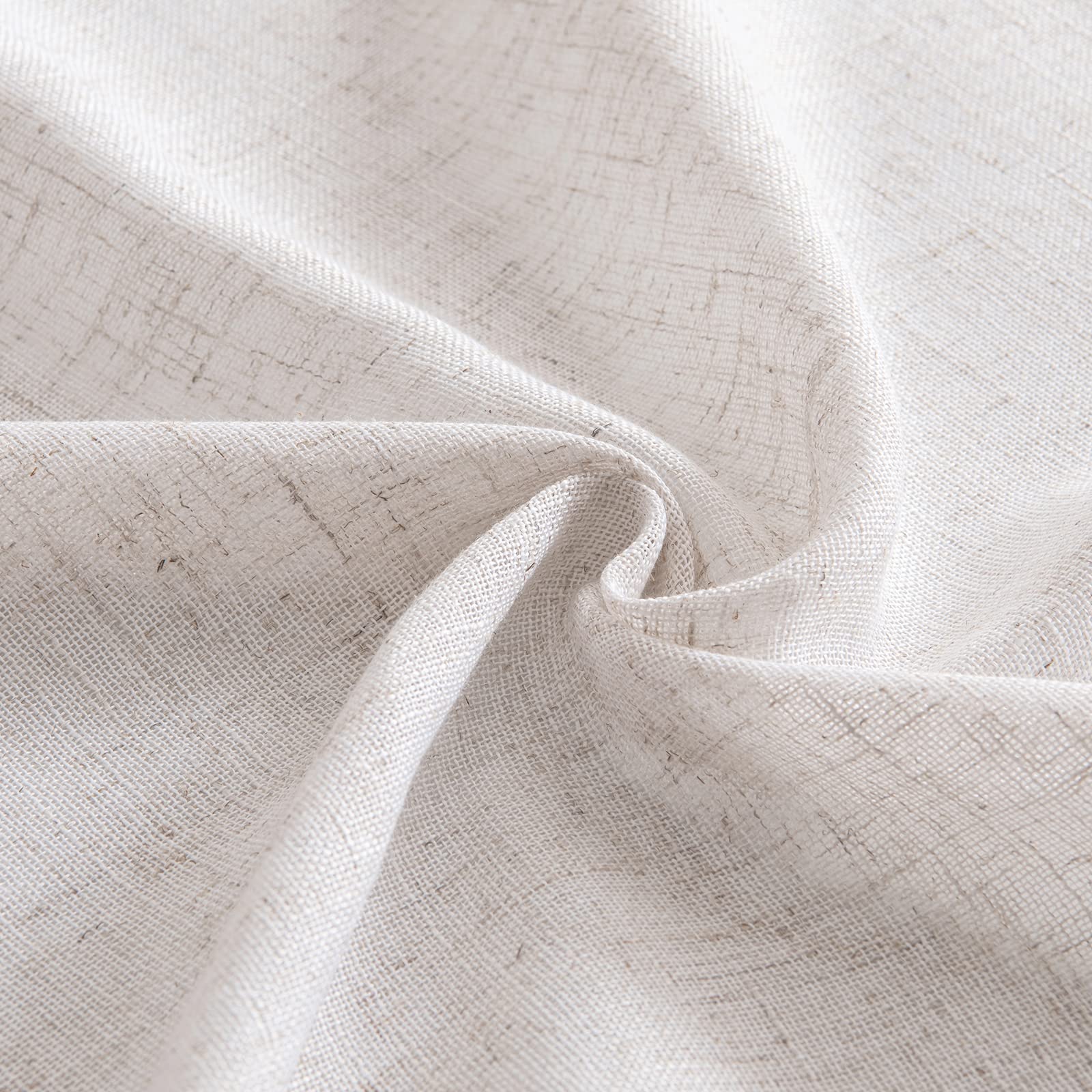 MIULEE farmhouse style curtains in neutral tone for rustic interiors