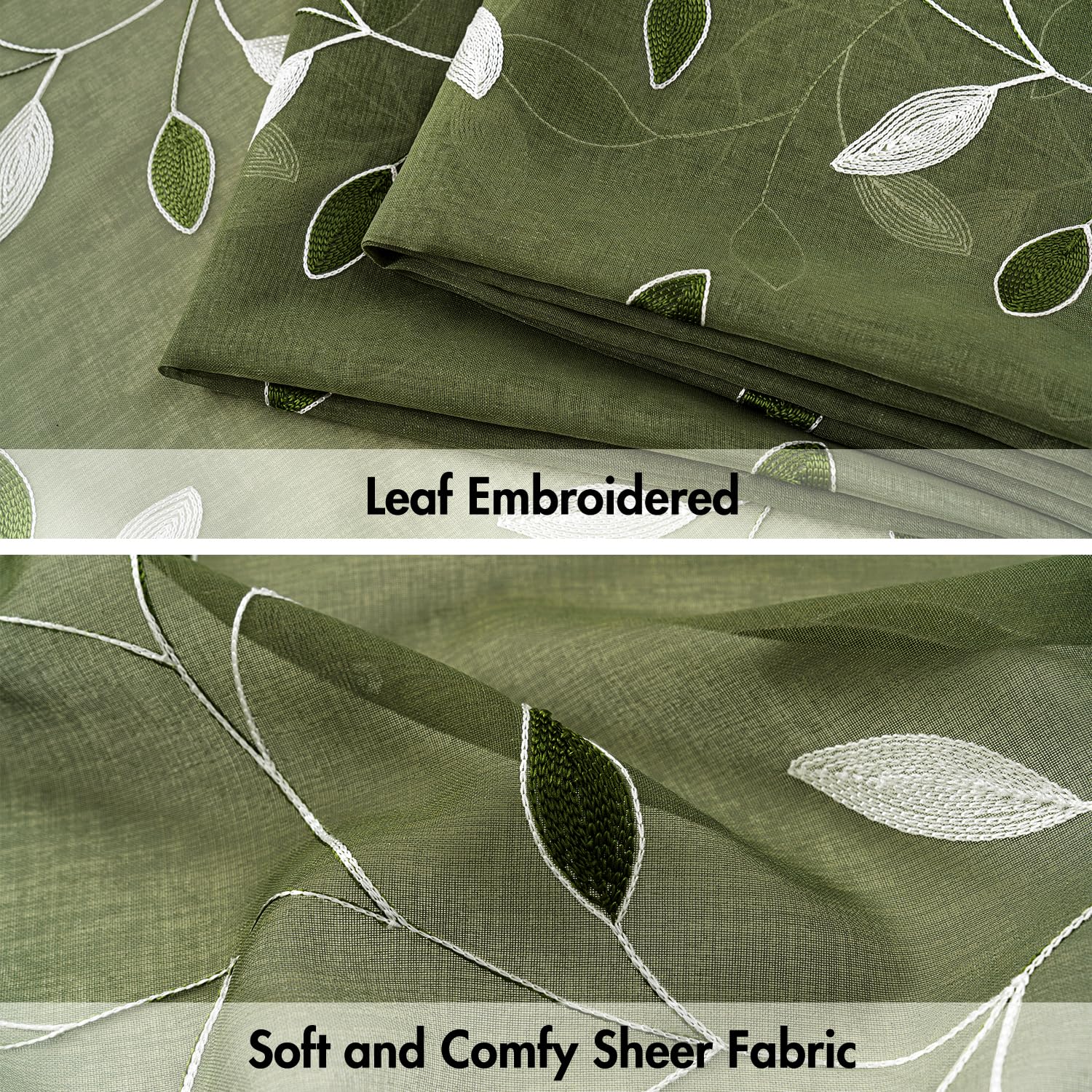 MIULEE faux linen texture curtains offer soft touch and durability