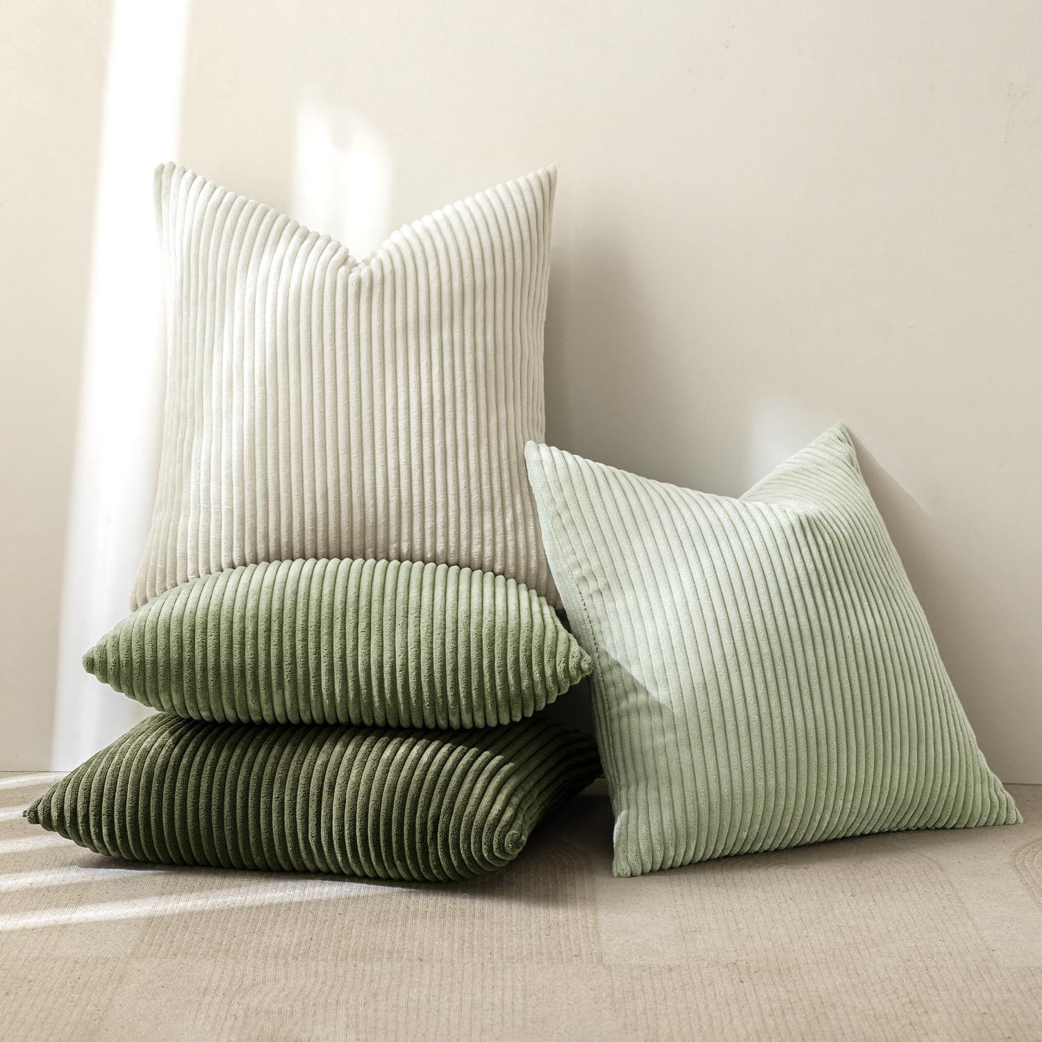 MIULEE four-pack includes pillow covers for quick decor refresh