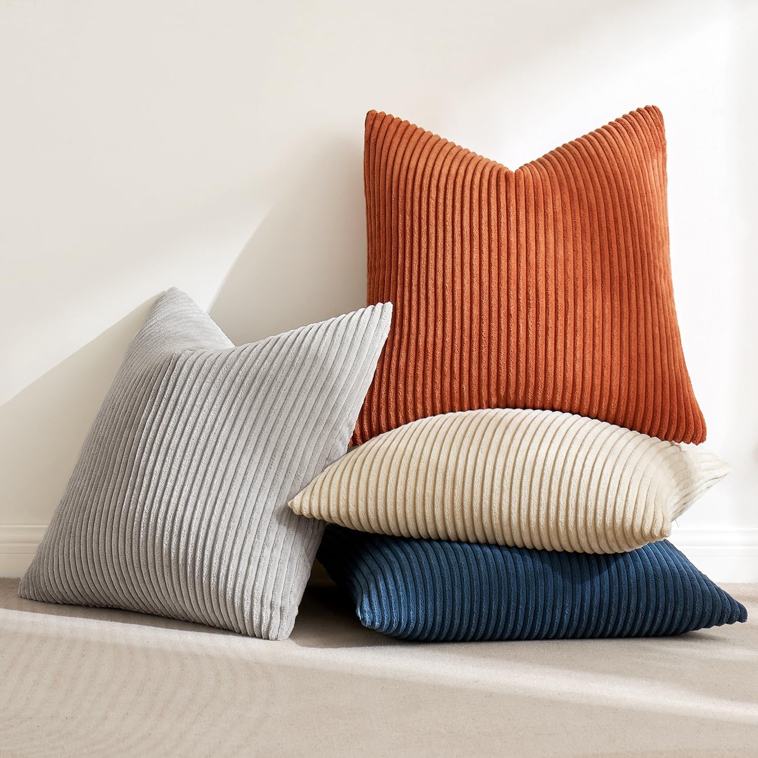MIULEE four-piece pillow cover set to elevate indoor decor