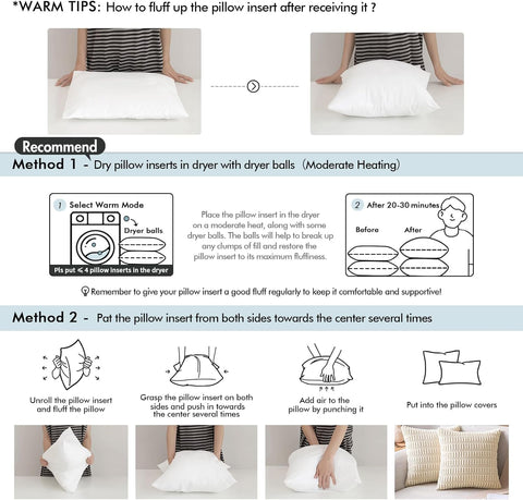 MIULEE 1-2 inch larger inserts achieve a fuller, premium look.