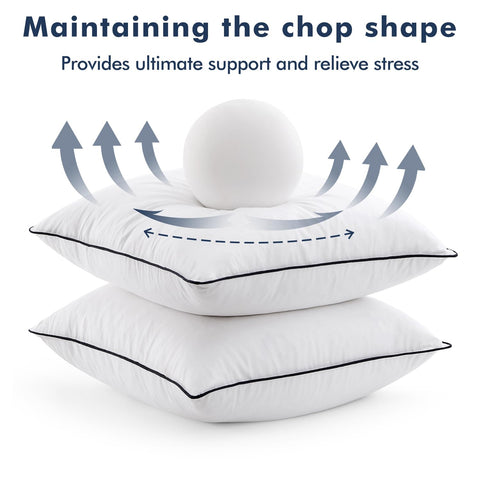 MIULEE goose feather pillow insert living room setup demonstrates decor versatility