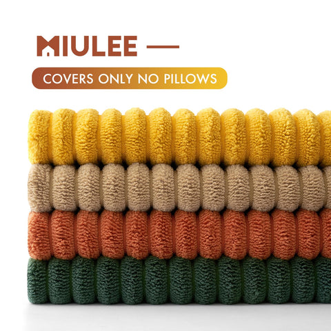 MIULEE four-pack pillow covers boost seasonal refresh without fuss.
