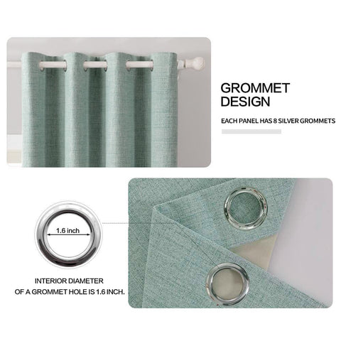 MIULEE thermal insulation feature helps regulate temperature in a room.