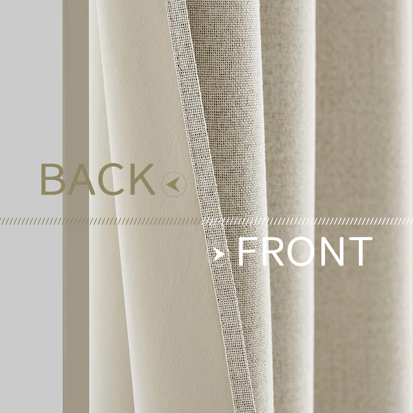 MIULEE grommet-top panel on rod demonstrates simple hanging and room-darkening performance.