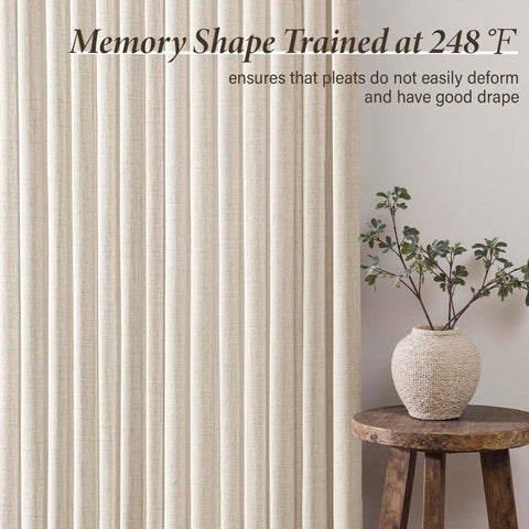 MIULEE heat-set memory pleats keep crisp folds for a polished look.