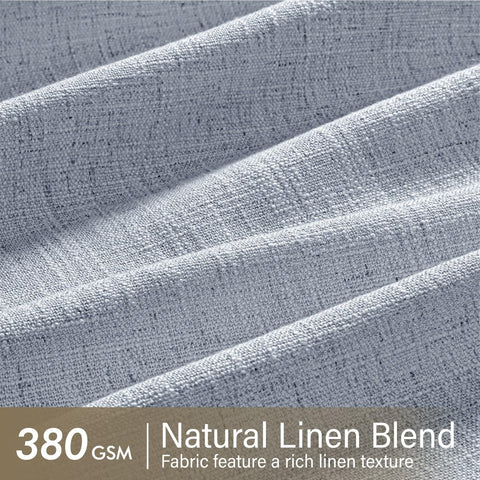 MIULEE heavyweight linen drapes deliver enhanced privacy and light diffusion.