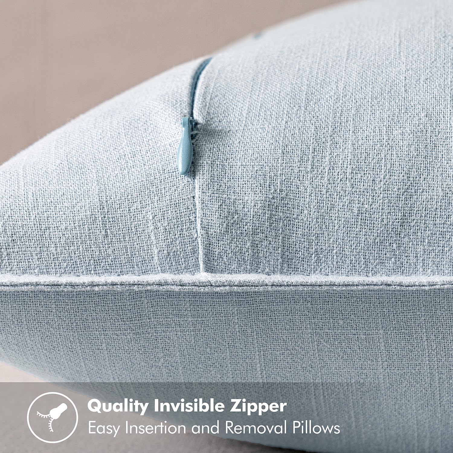 MIULEE hidden zipper back for easy insert removal.
