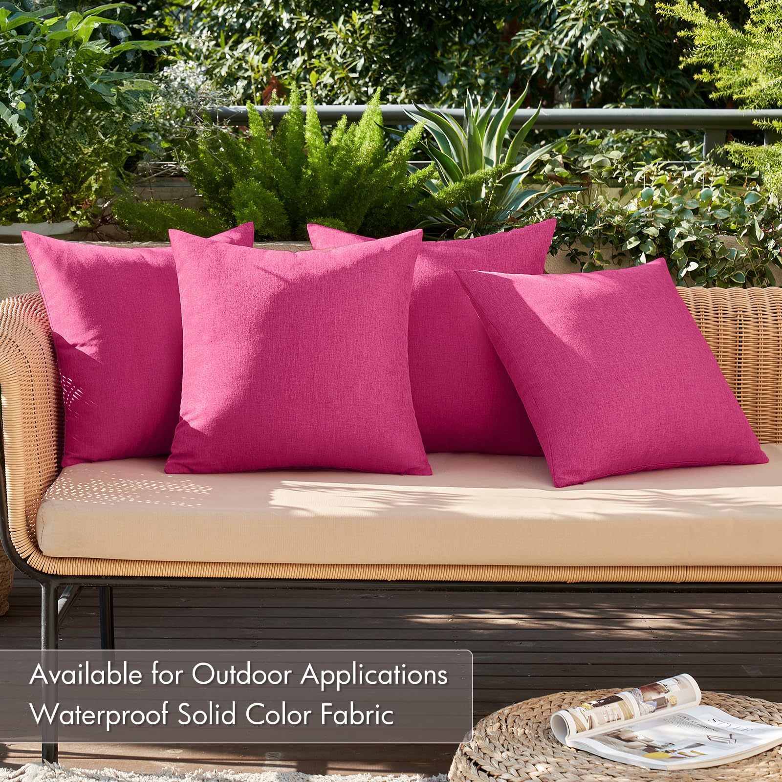 MIULEE hidden zipper detail pillow cover ensuring a neat look.