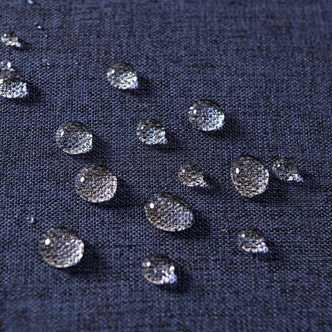 Hidden zipper detail on MIULEE navy pillow cover