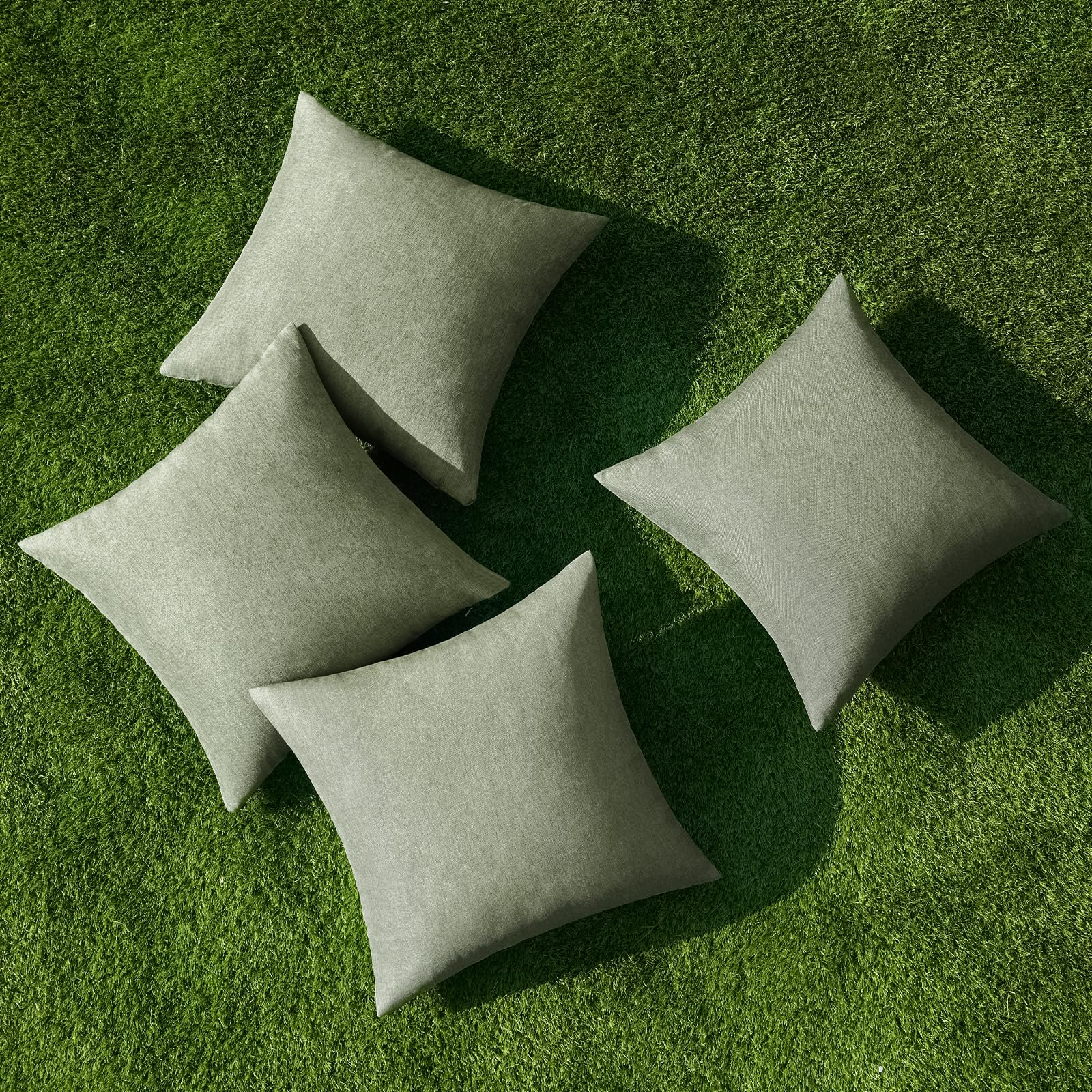 MIULEE hidden zipper pillow cover offers neat look and easy removal for cleaning