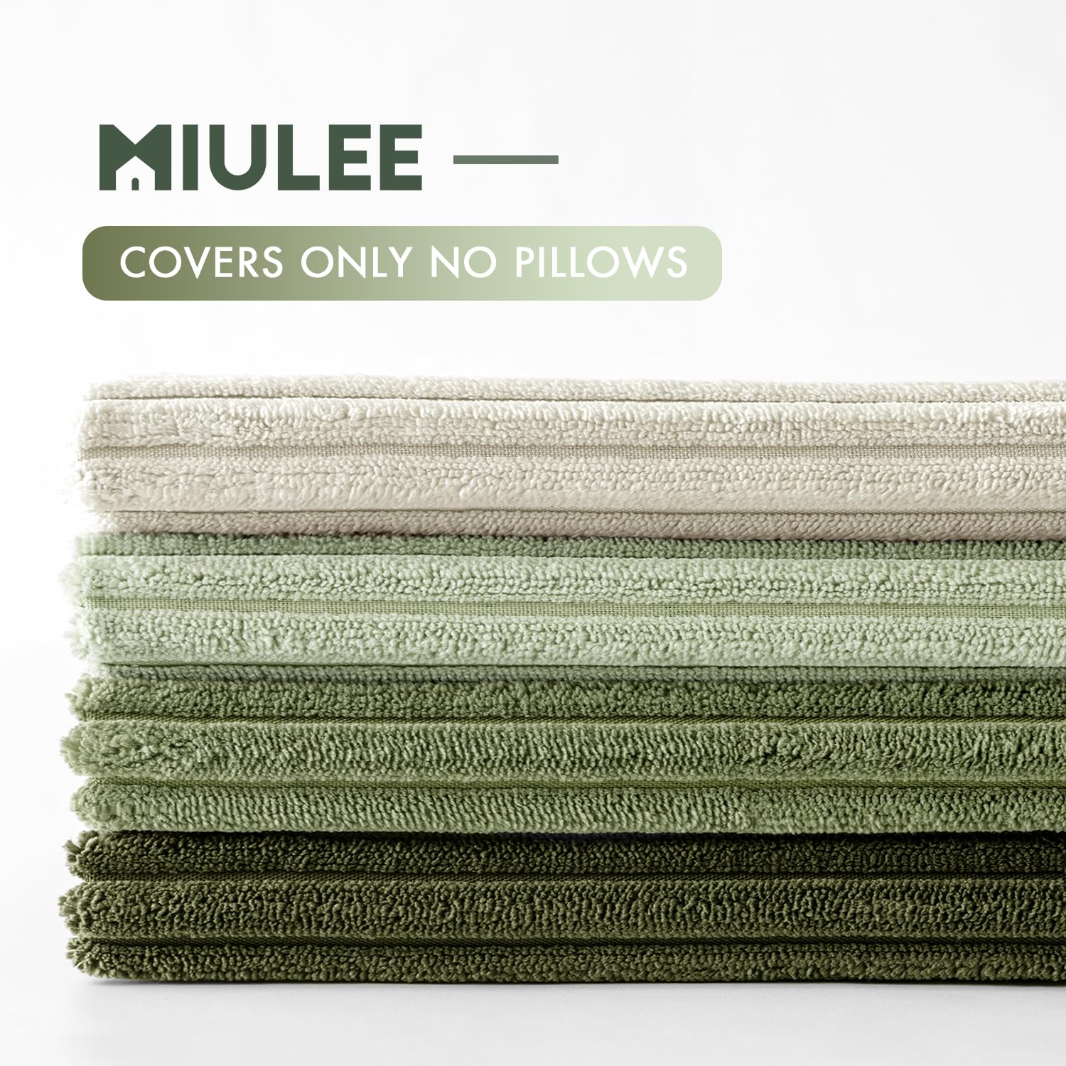 MIULEE hidden zipper design enables seamless, easy cover changes