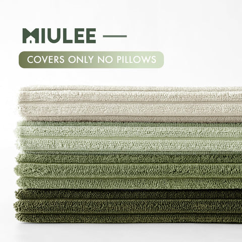 MIULEE hidden zipper design enables seamless, easy cover changes