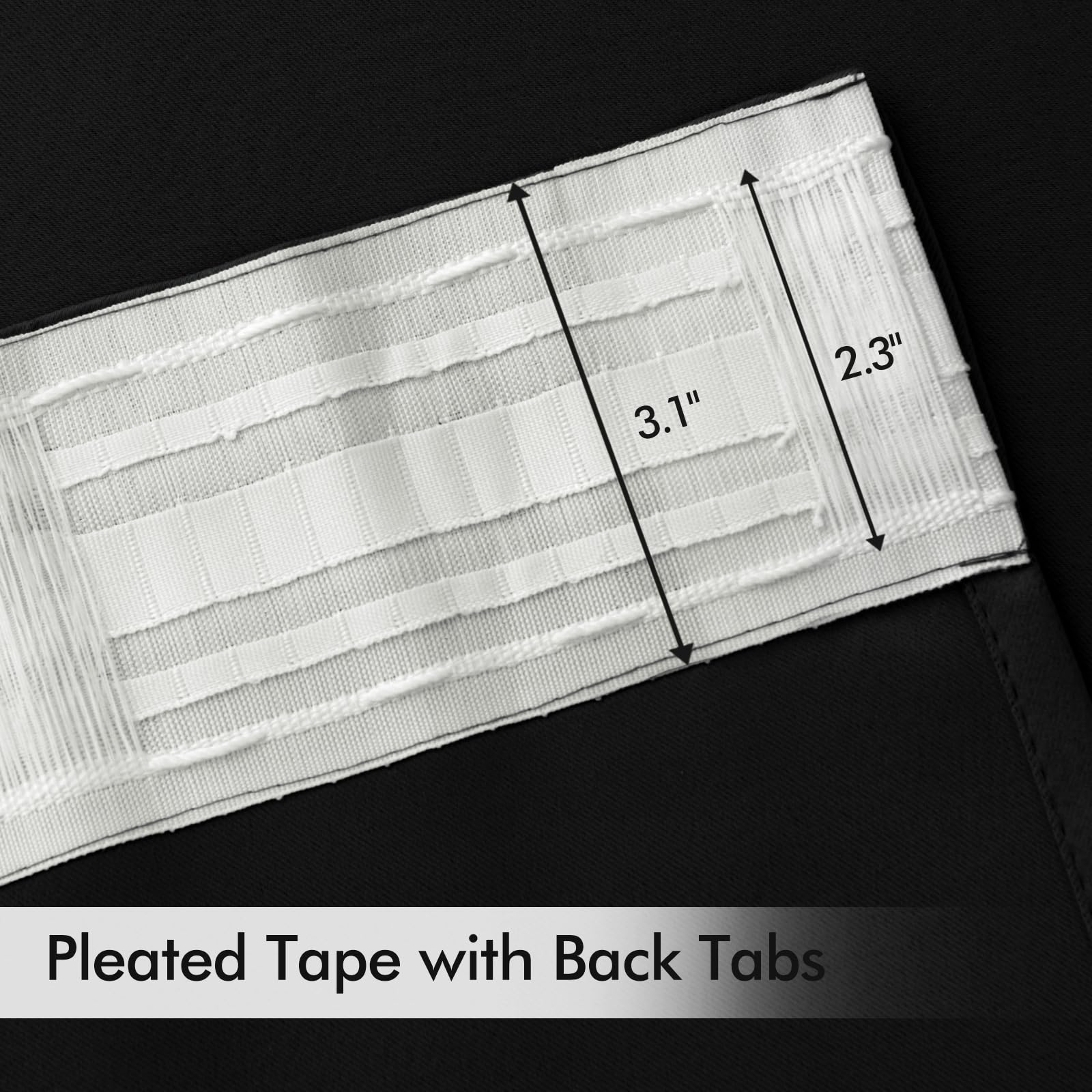 MIULEE light-blocking curtains reduce light and UV exposure.