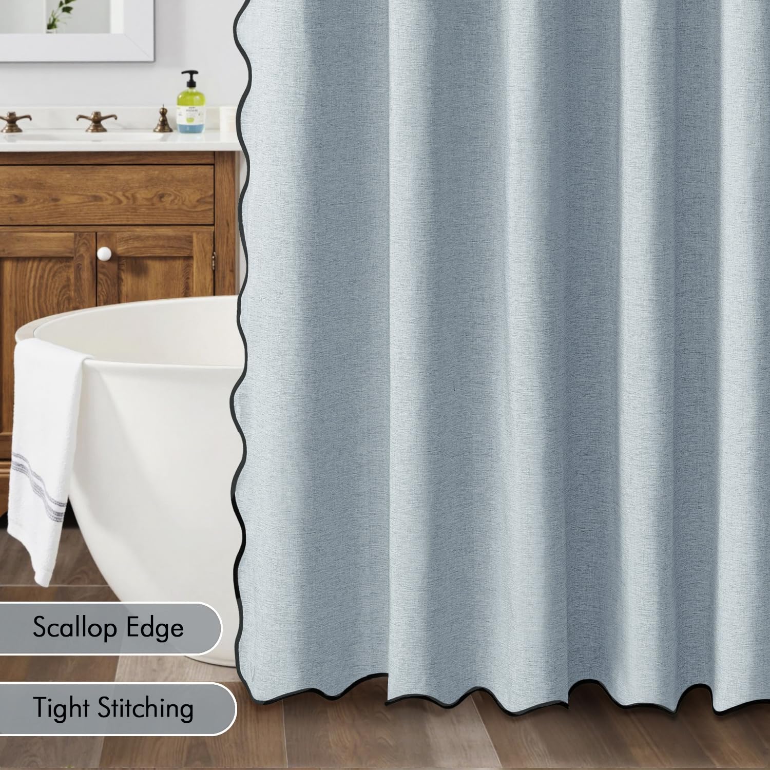 MIULEE privacy-focused curtain emphasizes thick fabric without liner