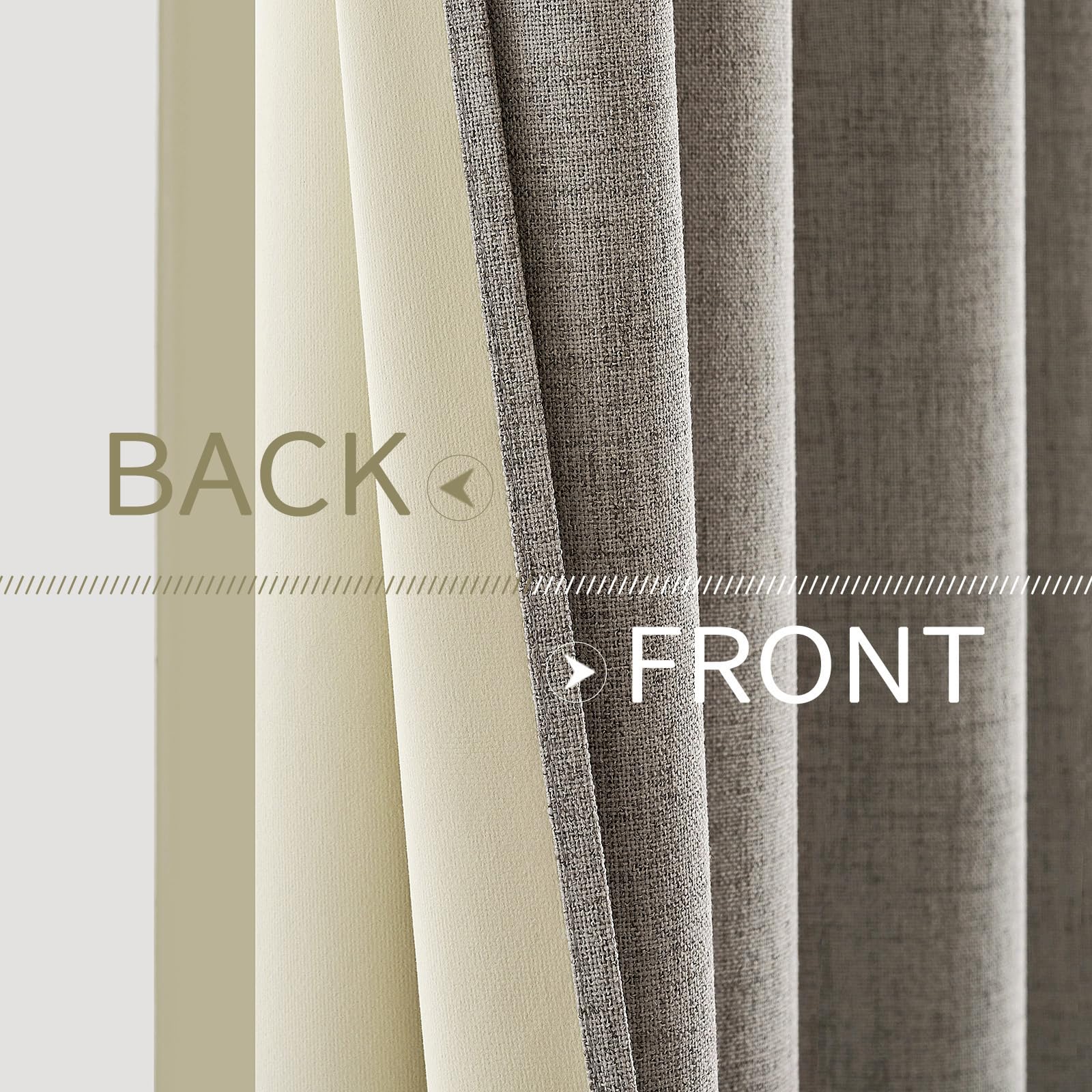 MIULEE room darkening curtains for living spaces and nurseries