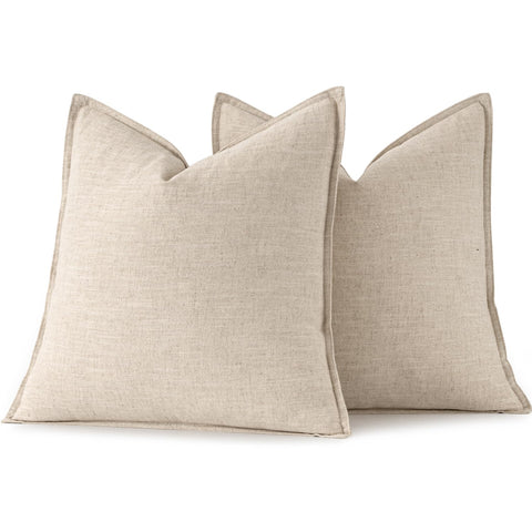 MIULEE euro sham styled in a living room setting on a sofa