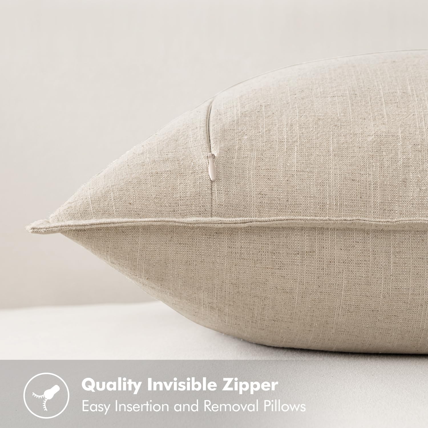 MIULEE euro sham set of 2 pillow covers ready to refresh bed or sofa