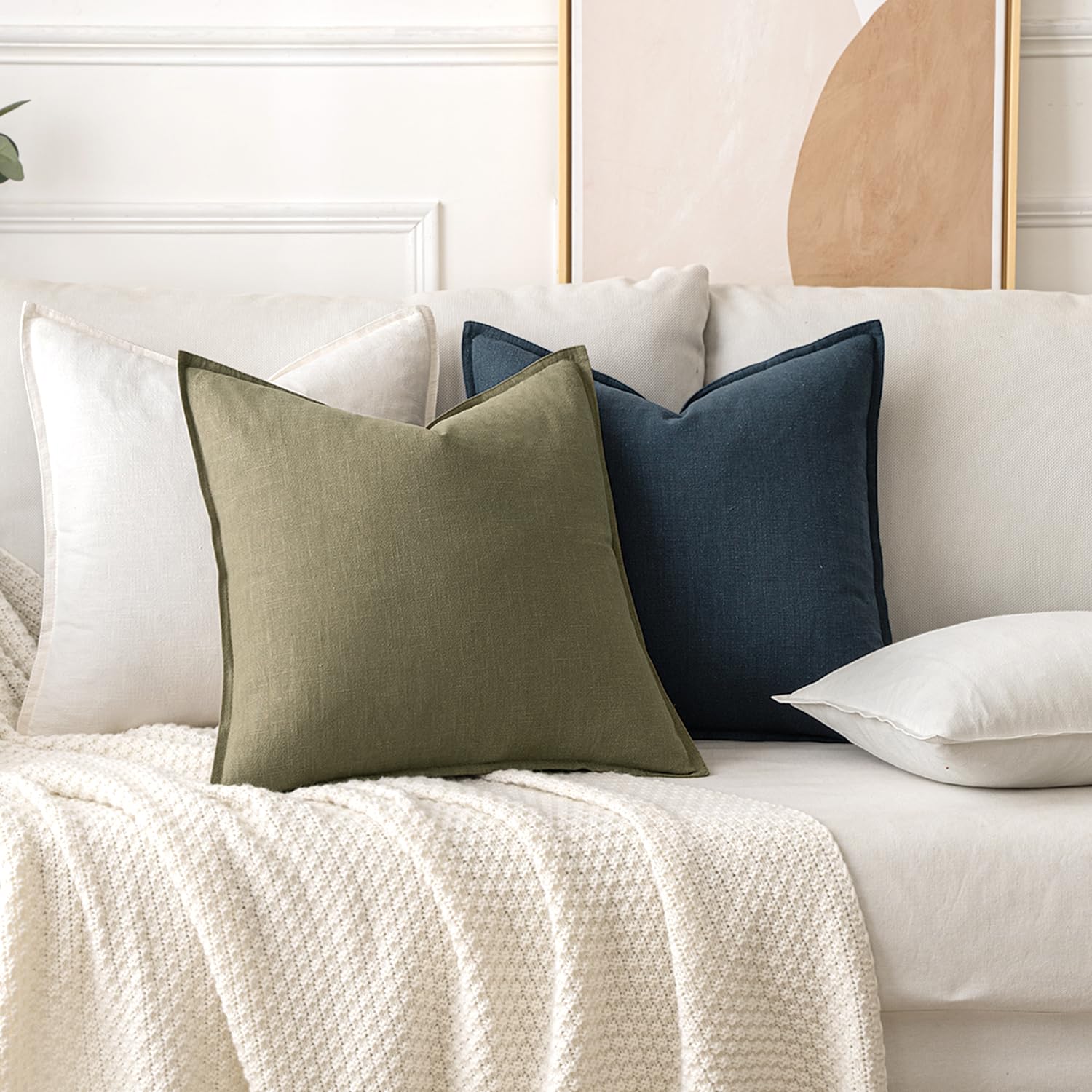 MIULEE cozy couch arrangement shows easy pairing with existing decor