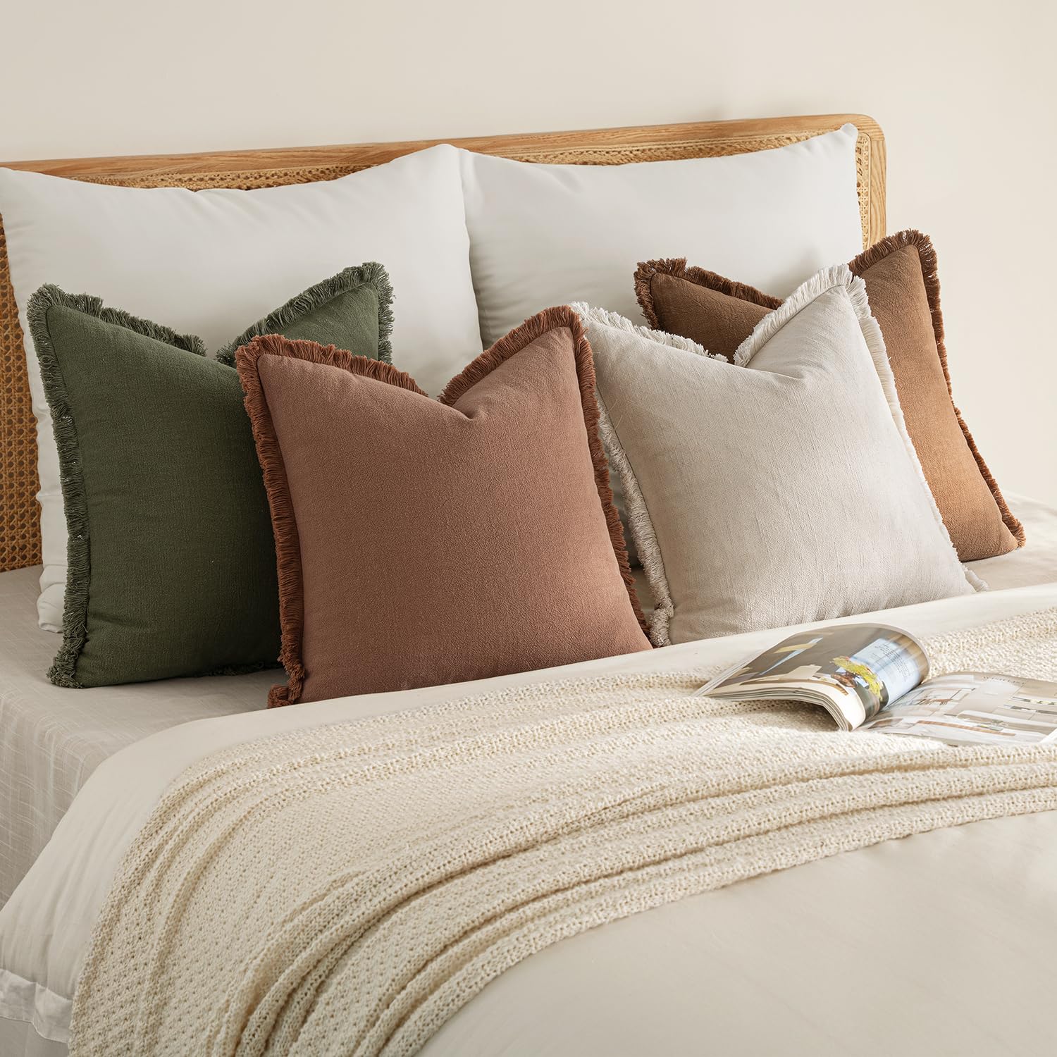 MIULEE four-piece pillow cover set helps you style multiple spaces.