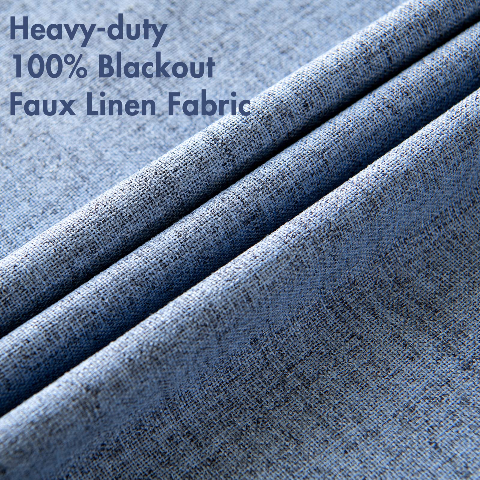 MIULEE Linen Texture Curtains with thermal insulation help regulate temperature and comfort year-round