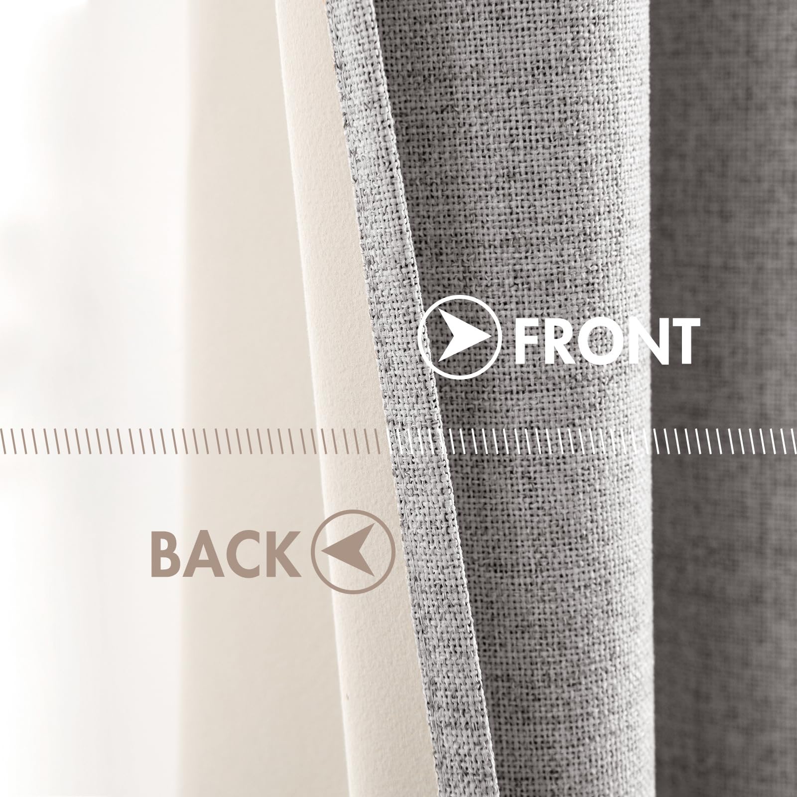 MIULEE bedroom drapes offer privacy with sound-dampening features in a quiet space.