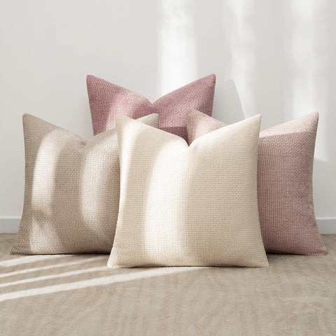 MIULEE living room decor chenille pillow cover enhances cozy spaces.