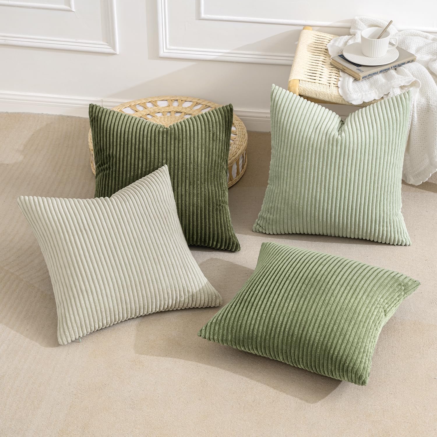 MIULEE green gradient shade complements spring and summer interiors