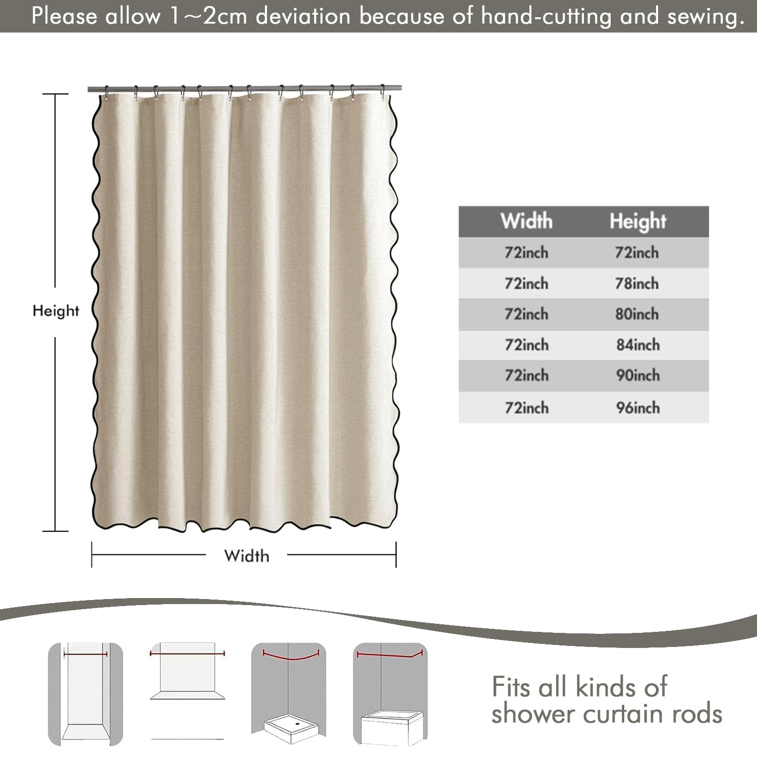 MIULEE machine washable curtain stays easy to care for.