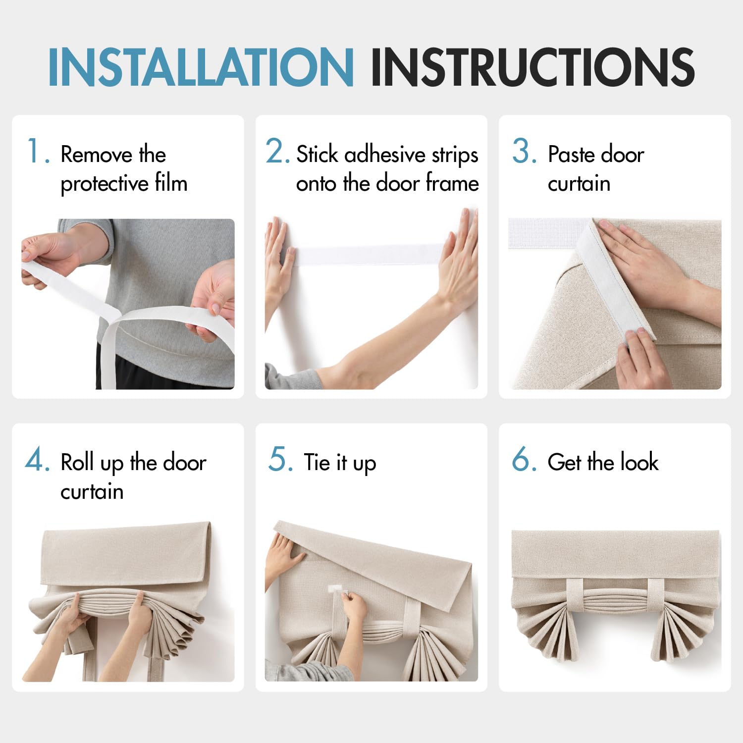 Machine washable curtains simplify care with cold-water washing.