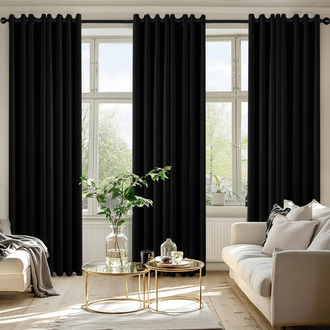 MIULEE machine-washable curtains simplify care and maintenance.
