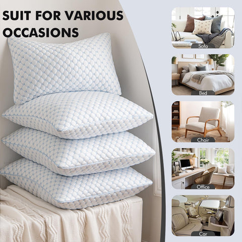 MIULEE memory foam inserts suited for sofa, bed, office, or car
