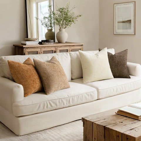 MIULEE neutral brown 18x18 covers suit earthy decor palettes.