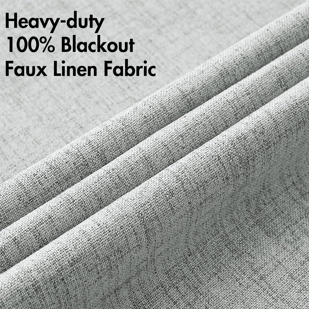 MIULEE blackout curtains reduce noise for a quieter room.