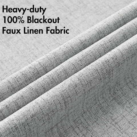MIULEE blackout curtains reduce noise for a quieter room.
