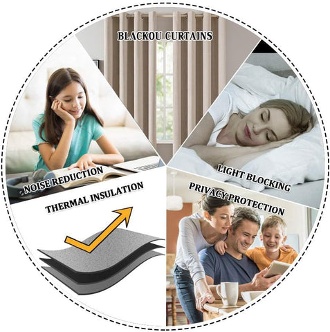 MIULEE easy-care curtain resists wrinkles and simplifies cleaning